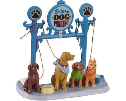 Lemax Village Collection Accessories* Dog Parking Table Accent #13567