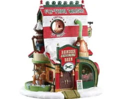 Lemax Village Collection Lighted Buildings* Reindeer Grooming Barn #75293