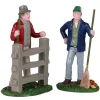 Lemax Village Collection Figurines* Friendly Neighbors, Set Of 2 Figurines #12017