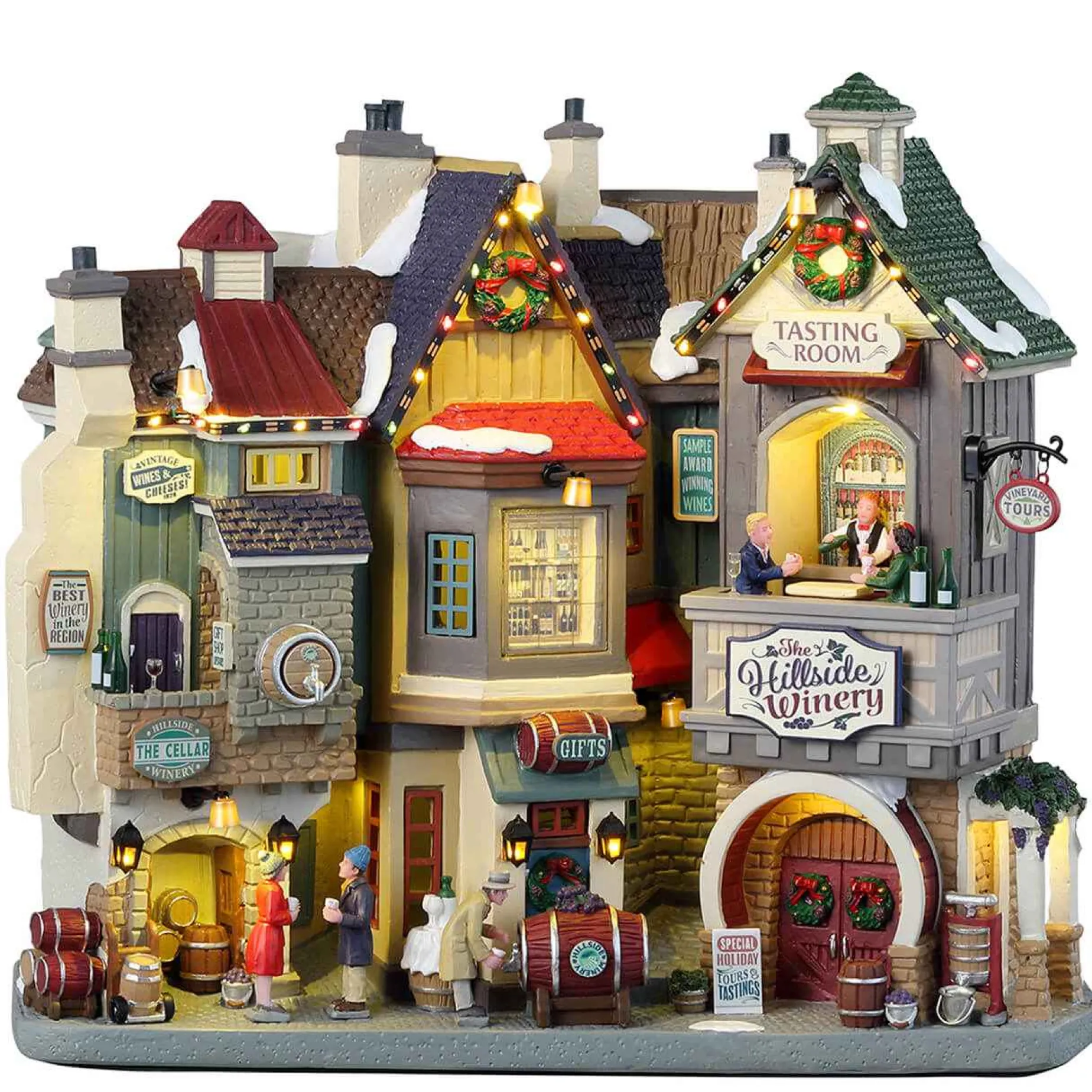 Lemax Village Collection New For 2023* The Hillside Winery, Battery Operated (4.5V) #35027