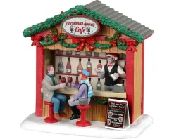 Lemax Village Collection Table Accents* Christmas Spirits Cafe #23605
