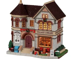 Lemax Village Collection Lighted Buildings* Village Library #25889