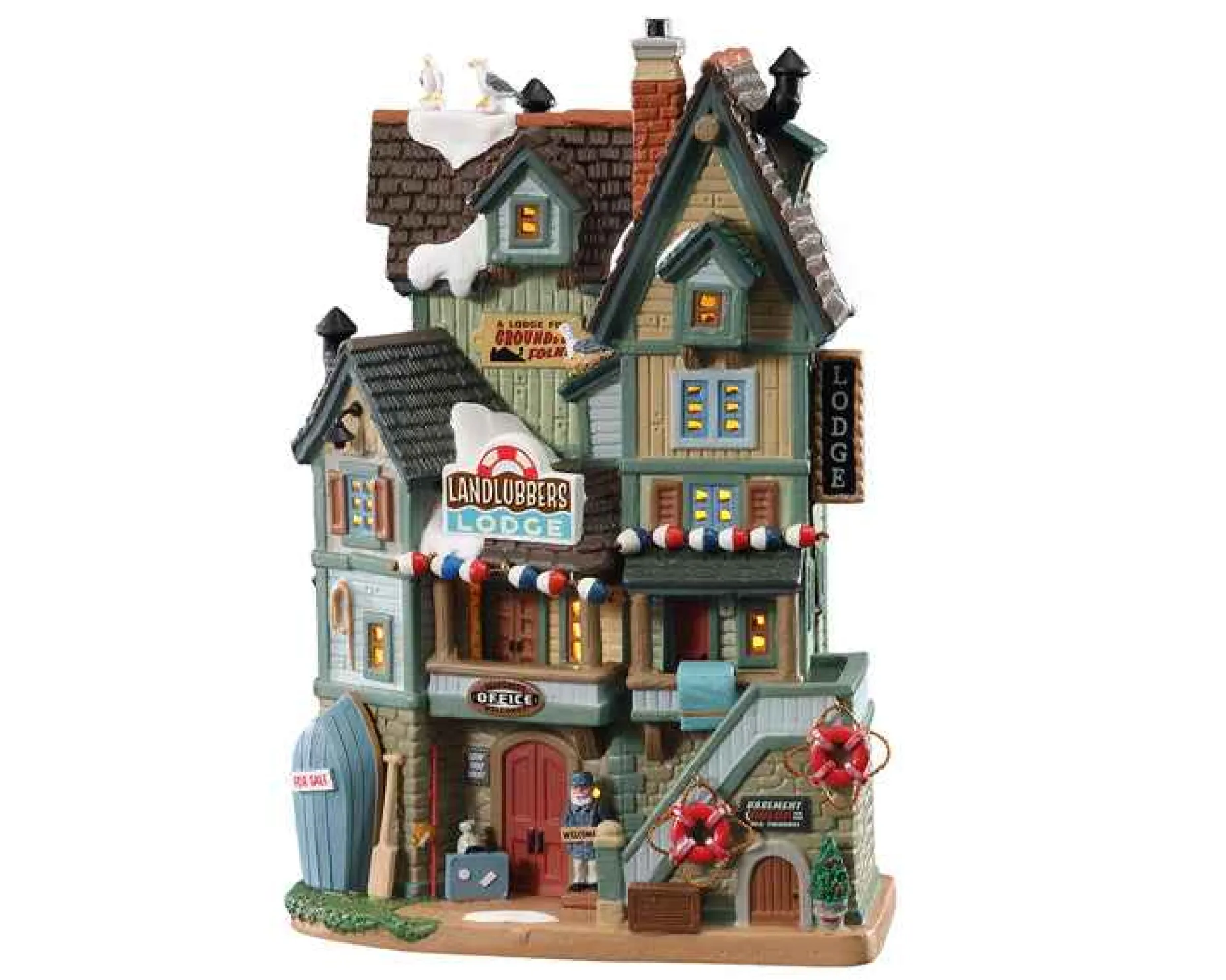 Lemax Village Collection Lighted Buildings* Landlubbers Lodge #15753