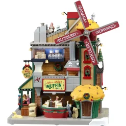 Lemax Village Collection Animated* Miss Milly's Muffin Mill, With 4.5V Adaptor #35020