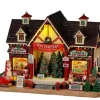 Lemax Village Collection Lighted Buildings* Winterfest Arts & Crafts Show, With 4.5V Adap #25865