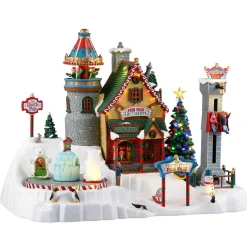 Lemax Village Collection New For 2023* North Pole Fun Fair, With 4.5V Adaptor #35019
