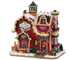 Lemax Village Collection Lighted Buildings* St. Nick's Elf Academy, B/O #95530