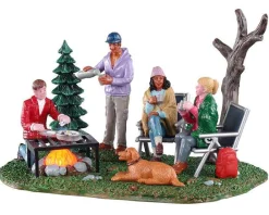 Lemax Village Collection Lighted Accessories* Camping Couples, B/O #04728