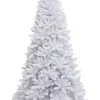 Puleo International Unlit Trees* 6.5Ft Shiny White Tree #114-Esw-65