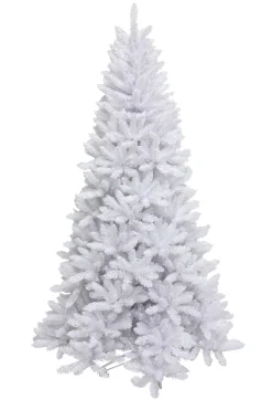 Puleo International Unlit Trees* 6.5Ft Shiny White Tree #114-Esw-65