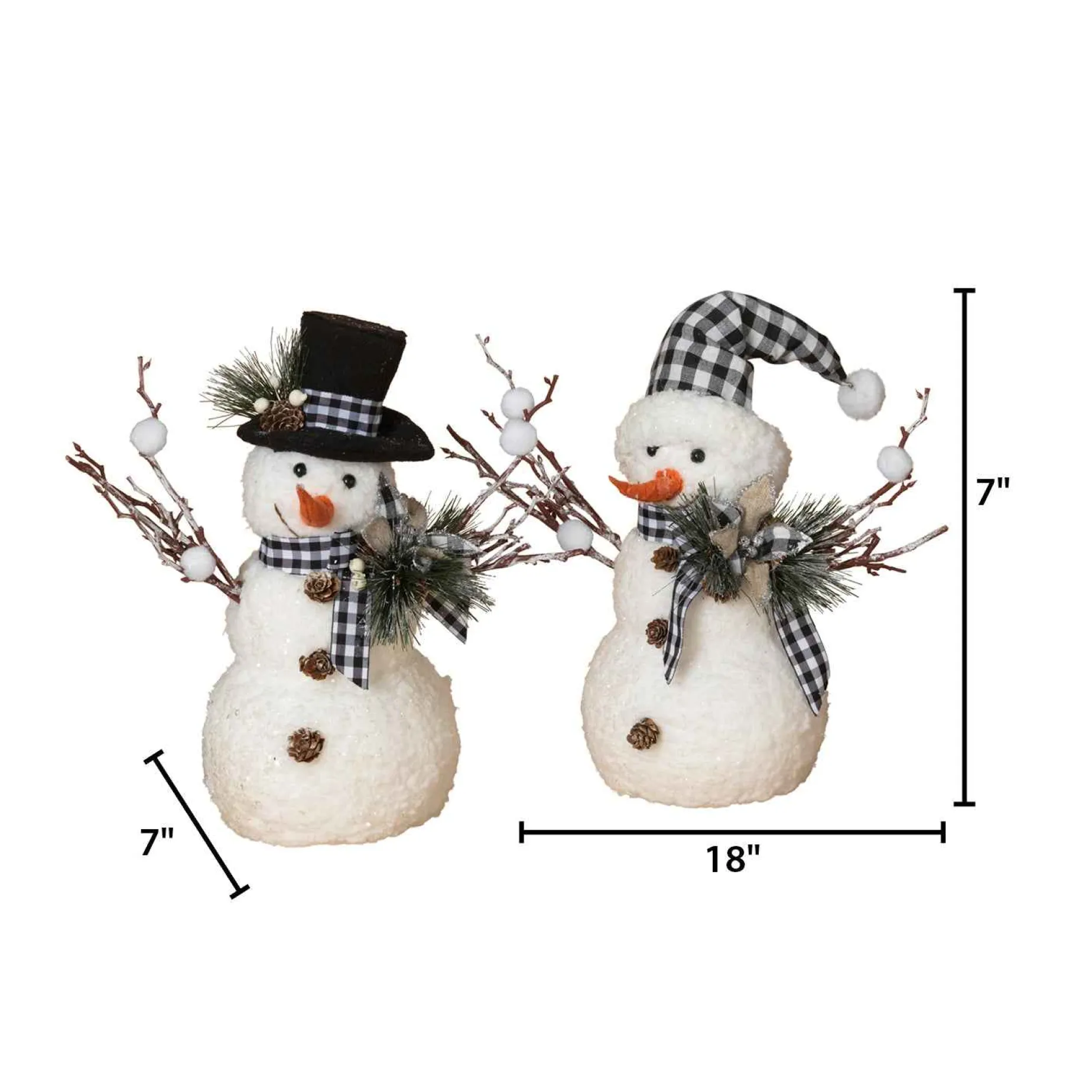 Gerson International Tabletop Items*Set Of 2 18