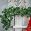 Gerson International Lawn And Outdoor Decor*Set Of 2 Christmas Holiday Balsam Pine Garland, 9 Foot Long