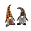 Gerson International Tabletop Pieces*Set Of 2, 12-In Plush Halloween Gnome Figurine