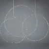 Gerson International Lawn And Outdoor Decor*Set Of 3 Whimsical Rings, Warm White Battery Operated Led