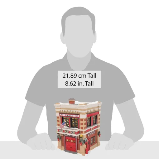 Enesco Department 56*Snow Village Engine 223 Fire House #6011422