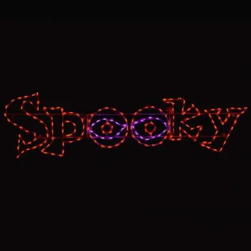 Brite Ideas Lawn & Outdoor Decor*Spooky Word Sign #Led-Spooky